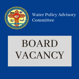 Water Policy Vacancy